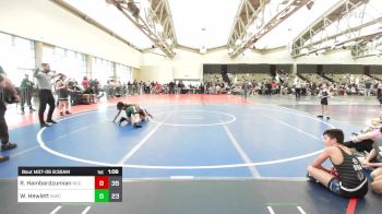 97 lbs Rr Rnd 1 - Robert Hambardzumian, New England Gold vs William Hewlett, Warrior WC