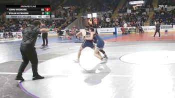 113 lbs Round Of 16 - John Wigmore, Foxborough vs Dylan Letendre, Bristol-Plymouth