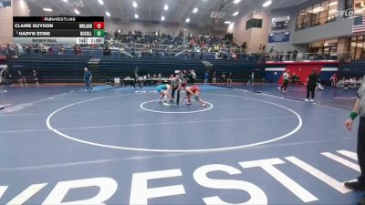 152 lbs Semifinal - Hadyn Stine, Prosper Rock Hill vs Claire Guydon, Conroe The Woodlands