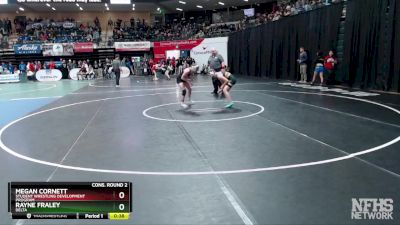 107G Cons. Round 2 - Rayne Fraley, Delta vs Megan Cornett, Student Wrestling Development Program