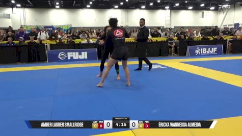 Éricka Wannessa Almeida vs Amber Lauren Smallridge 2025 World IBJJF Jiu-Jitsu No-Gi Championship