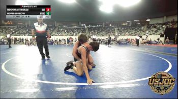 119 lbs Consi Of 16 #1 - Beckham Tibbles, ICEFIGHTER U vs Noah Burrow, Warhorse Wrestling Club