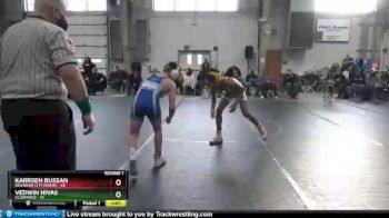 110 lbs Round 1 (8 Team) - Karrsen Bussan, Railroad City Riders vs Vedwin Nivas, Scorpions