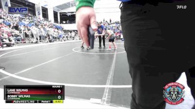 140 lbs Round 1 - Bobby Wilmas, Clearwater vs Lane Wilmas, Clearwater