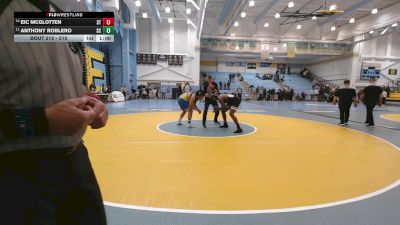215 lbs Cons. Round 1 - Eic McGlotten, Sussex Tech H S vs Anthony Roblero, Sussex Central H S