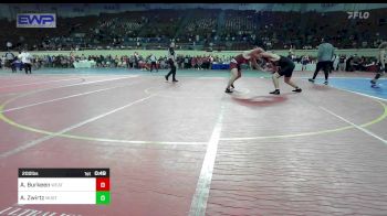 200 lbs Consi Of 32 #2 - Austin Burkeen, Weatherford vs August Zwirtz, Mustang Middle School