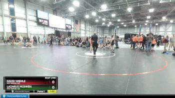 92 lbs Quarterfinal - Lazarus McEwen, Mat Demon WC vs David Wiehle, Mat Demon WC