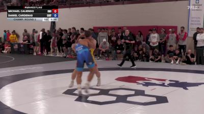 74 Final kg Champ. Round 2 - Michael Caliendo, Hawkeye Wrestling Club vs Daniel Cardenas, CA RTC