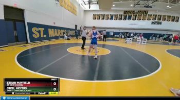 150 lbs Champ. Round 2 - Steel Meyers, Trinity Christian Academy vs Ethan Mayfield, St. John`s School