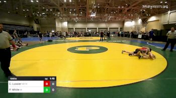 106 lbs Semifinal - Charlie Lussier, MetroWest United Black vs Preston White, Beast Of The East