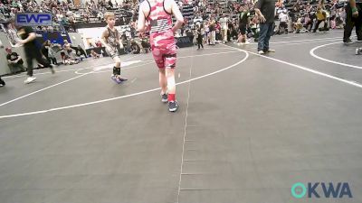 55 lbs Quarterfinal - Hannah Parker, Kingfisher YellowJackets vs Elliott Watson, Comanche Takedown Club