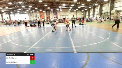 120 lbs Round Of 16 - Matthew Griffin, NJ vs Alex McMiller, FL