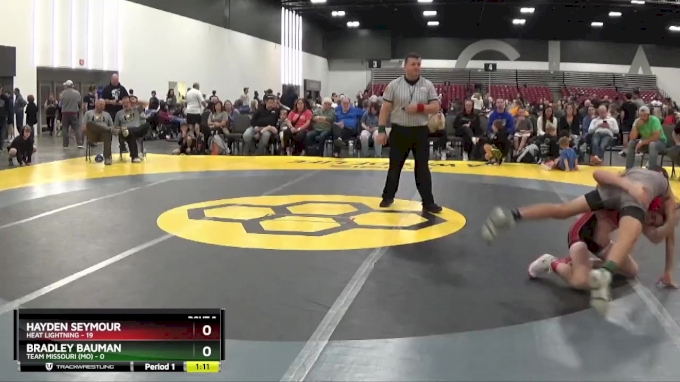 85 lbs 2nd Wrestleback (8 Team) - Hayden Seymour, Heat Lightning vs ...