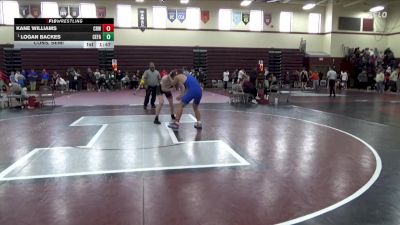 JV-31 lbs Cons. Semi - Logan Backes, Cedar Falls vs Kane Williams, Cedar Rapids Washington