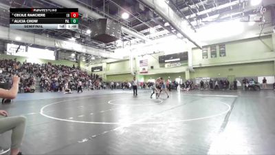 105 lbs Semifinal - Cecile Ranciere, EAGLE ROCK vs Alicia Chow, Palisades