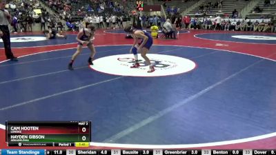 4A 120 lbs Cons. Semi - Hayden Gibson, Arkadelphia vs Cam Hooten, Lonoke