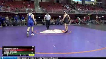 182 lbs Round 5 (8 Team) - Coleton Haggin, Papillion-La Vista vs Jacob Strader, Bennington