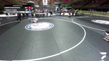 155 lbs 1st Place Match - Albert Bagdasarian, World Team Training Center vs Seregy Lyamin, Sacramento Wrestling Bears