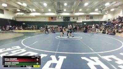 115 lbs Quarterfinal - Kyla Scheff, Vashon Island (Girls) vs Raven Stoner, Klahowya (Girls)