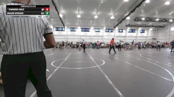 120 lbs Champ. Round 1 - Parker Holt, Mount Pleasant vs Jailen Steave, Gladiator