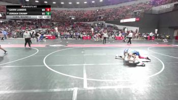 95 lbs Cons. Round 4 - Gavin Lamers, Wrightstown vs Jordan Crump, Wisconsin