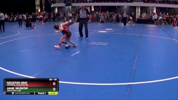 55 lbs Cons. Round 3 - Houston Hinz, Immortal Athletics WC vs Hank Waskow, Jesup Mat Club