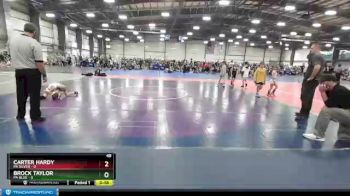 48 lbs Round 5 - Brock Taylor, PA Blue vs Carter Hardy, PA Silver