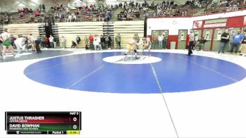 113 lbs Champ. Round 2 - Justus Thrasher, Center Grove vs David Bowman, Monrovia High School