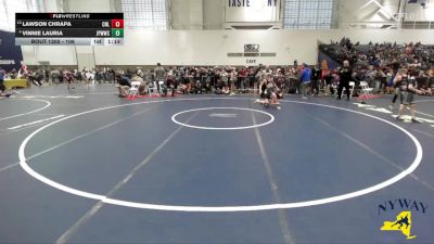 106 lbs Champ. Round 2 - Lawson Chrapa, Club Not Listed vs Vinnie Lauria, Johnstown Pee Wee Wrestling Club