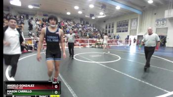 120 lbs 1st Place Match - Mason Carrillo, Royal vs Angelo Gonzalez, Corona Del Mar