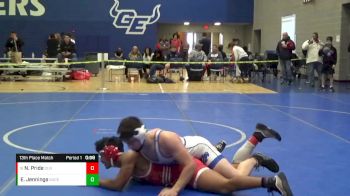 215 lbs 13th Place Match - Noah Pride, Olathe North vs Eli Jennings, Salina Central