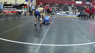 165 lbs Cons. Semi - Riley Brewer, Andrew College vs Ransom Randolph, Lander