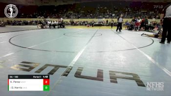 6A - 100 lbs Semifinal - Dakota Harris, UNION vs Kyrain Perez, WESTMOORE