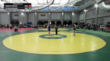 132 lbs Round Of 16 - Amelia Hosack, Suffield/Windsor Locks vs Rylee Donohue, Norwalk
