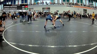 140 lbs Quarterfinals (8 Team) - Anthony Molinaro, Buxton vs Landon Calzadilla, Team Barracuda