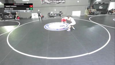 Champ. Round 2 - Mikey Houck vs Maxx Diaz, Etiwanda High School Wrestling