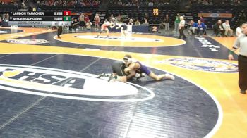2A 144 lbs Cons. Round 2 - Landon VanAcker, Belvidere (H.S.) vs Jayden Dohogne, Sycamore (H.S.)
