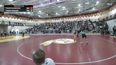 126 lbs Cons. Round 3 - Trace Blajszczak, Natrona County vs Cesar Vasquez, Kelly Walsh