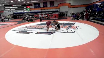 184 lbs Quarterfinal - Austin Brass, Messiah College vs Sedeeq AlObaidi, Wisconsin - Lacrosse