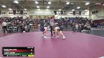 190 lbs Round 1 - River Williams, Alburnett vs Owen Hamer, Christian Brothers College