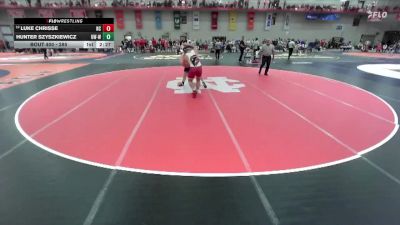 285 lbs Cons. Round 2 - Hunter Szyszkiewicz, Wisconsin-Whitewater vs Luke Chrisse, North Central