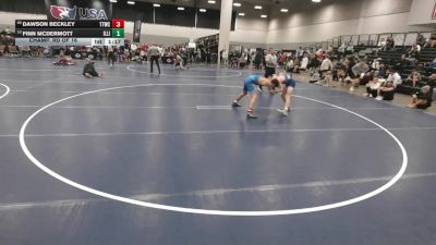 120 lbs Champ. Rd Of 16 - Finn McDermott, Illinois vs Dawson Beckley, Team Tulsa Wrestling Club
