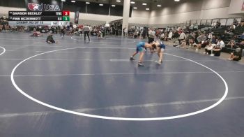 120 lbs Champ. Rd Of 16 - Finn McDermott, Illinois vs Dawson Beckley, Team Tulsa Wrestling Club