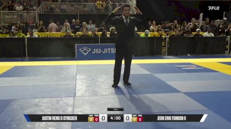 Jeon Erik Fonbon II vs Justin Reno D Stricker 2025 Pan Kids Jiu-Jitsu IBJJF Championship