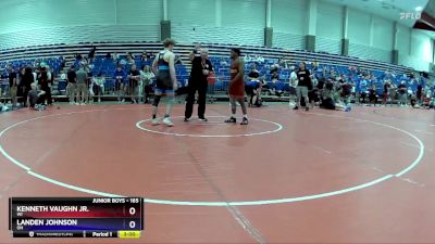 165 lbs Cons. Round 5 - Kenneth Vaughn Jr., WI vs Landen Johnson, OH