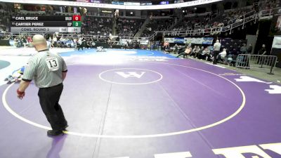 I-126 lbs Cons. Round 3 - Cael Bruce, Baldwinsville vs Cartier Perez, Islip
