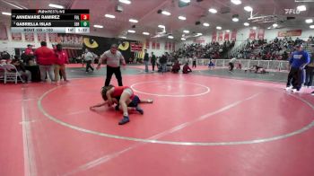 100 lbs Champ. Round 2 - Gabriella Islas, Serrano vs Annemarie Ramirez, Fullerton