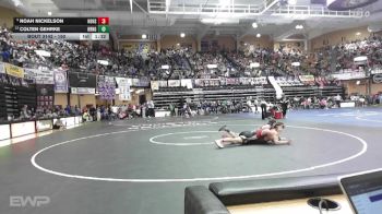 150 lbs Quarterfinal - Noah Nickelson, Hoxie HS vs Colten Gehrke, Herington HS