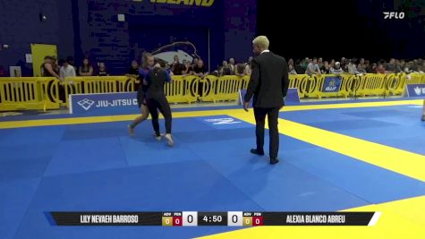 Alexia Blanco Abreu vs Lily Nevaeh Barroso 2025 Pan IBJJF Jiu-Jitsu No-Gi Championship