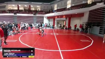 144 lbs Cons. Round 3 - Rayvon McClellan, IceFighter U. vs Luke Farley, Husky Wrestling Club